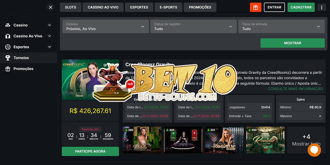 bet 10 Bônus